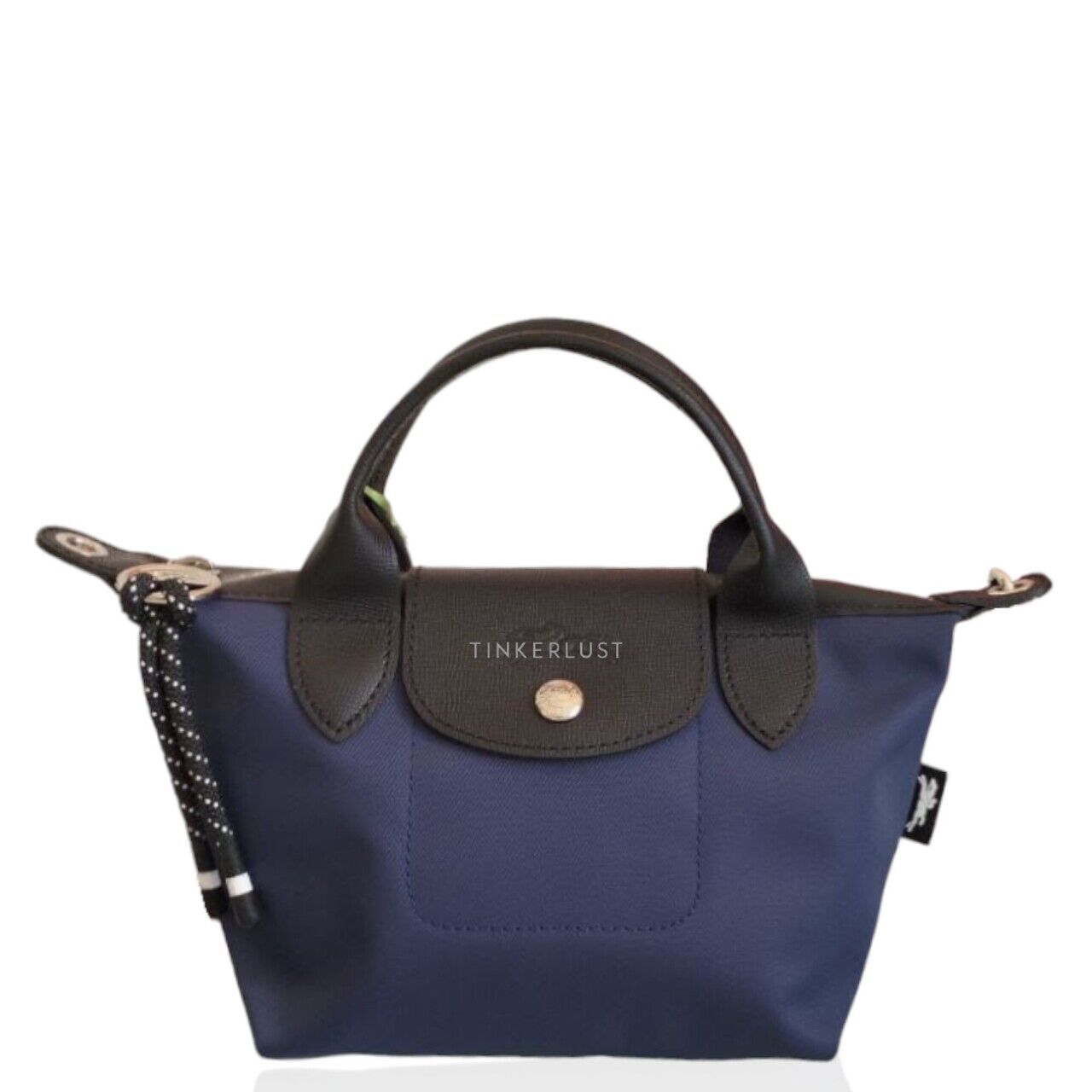 tas satchel Longchamp XS Energy Top Handle in Navy Blue Satchel Bag Tinkerlust